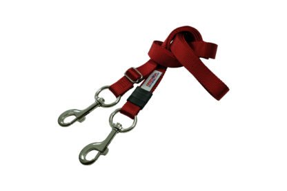 Freedom Aerial Dog Run Heavy Duty Adjustable Nylon Lead Line Red 6-12 FT