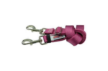 Freedom Aerial Dog Run Standard Duty Adjustable Nylon Lead Line Rose 6-12 FT