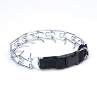 Coastal Pet Products Titan Easy-On Dog Prong Training Collar with Buckle Small Silver 13" x 2.50" x 1.5"