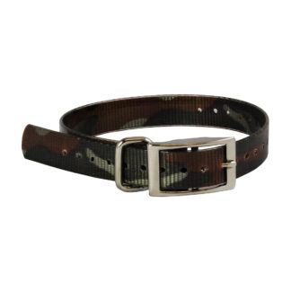 The Buzzard's Roost Replacement Collar Strap 1" Camo 1" x 24"