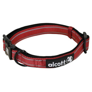 Alcott Essential Adventure Dog Collar Medium Red