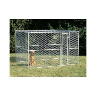 Midwest Chain Link Portable Dog Kennel Silver 120" x 72" x 72"