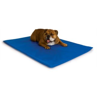 K&H Pet Products Cool Bed III Thermoregulating Pet Bed Medium Blue 22" x 32" x 0.5"