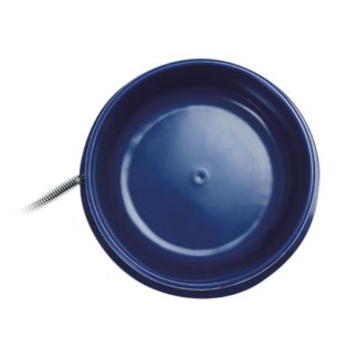 K&H Pet Products Pet Thermal Bowl Blue 11.5" x 11.5" x 4"