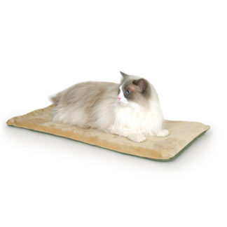 K&H Pet Products Thermo-Kitty Mat Sage 12.5" x 25" x 0.5"