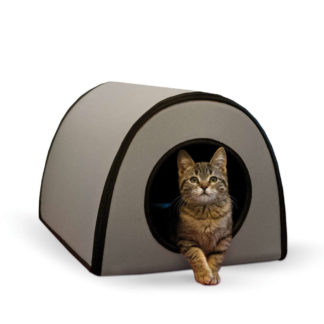 K&H Pet Products Mod Thermo-Kitty Shelter Gray 15" x 21.5" x 13"