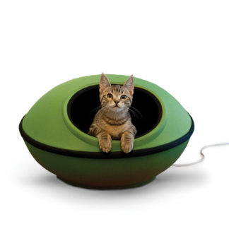 K&H Pet Products Thermo-Mod Dream Pod Large Green/Black 22" x 22" x 11.5"