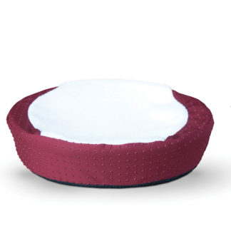 K&H Pet Products Ultra Memory Round Pet Cuddle Nest Red 19" x 19" x 3"