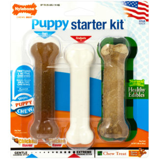 Nylabone Puppy Starter Kit 3 pack Regular