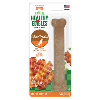 Nylabone Healthy Edibles Longer Lasting Bacon Treats Giant 1 count