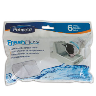 Petmate Fresh Flow Replacement Filter 6 count 8.25" x 0.62" x 6.12"