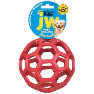 Petmate JW Hol-Ee Roller Dog Toy Medium Assorted 4.5" x 4.5" x 4.5"