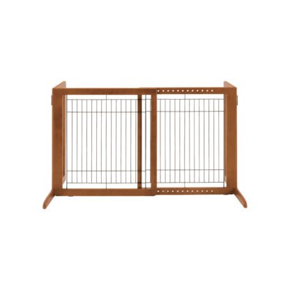 Richell Freestanding Pet Gate HS Autumn Matte 28.3" - 47.2" x 23.6" x 27.6"