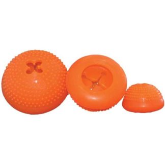 Starmark Everlasting Bento Ball Large Orange 4.5" x 3.5" x 4.5"